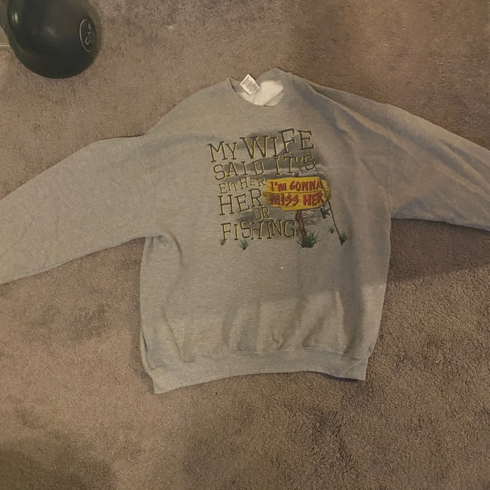 2/$30💘 Gray funny sweatshirt